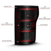 Load image into Gallery viewer, ANZO 18-19 Ford F-150 LED Taillight Black Housing Clear Lens Red Light Bar W/Sequential - Additional View 8