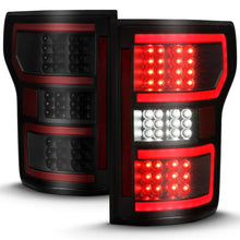 Load image into Gallery viewer, ANZO 18-19 Ford F-150 LED Taillight Black Housing Clear Lens Red Light Bar W/Sequential - Additional View 9
