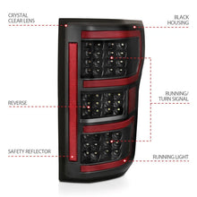 Load image into Gallery viewer, ANZO 18-19 Ford F-150 LED Taillights Black - Additional View 6