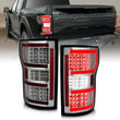 Load image into Gallery viewer, ANZO 18-19 Ford F-150 LED Taillights Chrome - Back View