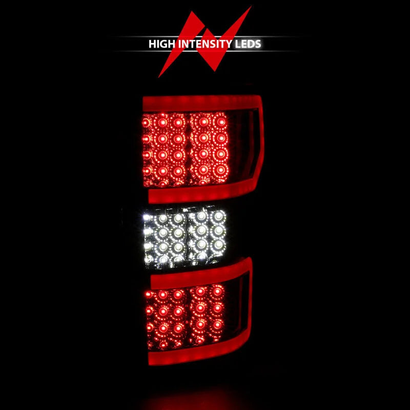 ANZO 18-19 Ford F-150 LED Taillights Chrome - Installation View