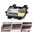 Load image into Gallery viewer, ANZO 18-19 Jeep Wrangler JL Halogen Chrome Clear w/ Sequential Signal - Back View