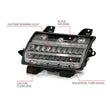 Load image into Gallery viewer, ANZO 18-19 Jeep Wrangler JL Halogen Chrome Clear w/ Sequential Signal - Additional View 6