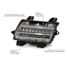 Load image into Gallery viewer, ANZO 18-19 Jeep Wrangler JL Halogen Chrome Clear w/ Sequential Signal - Additional View 6