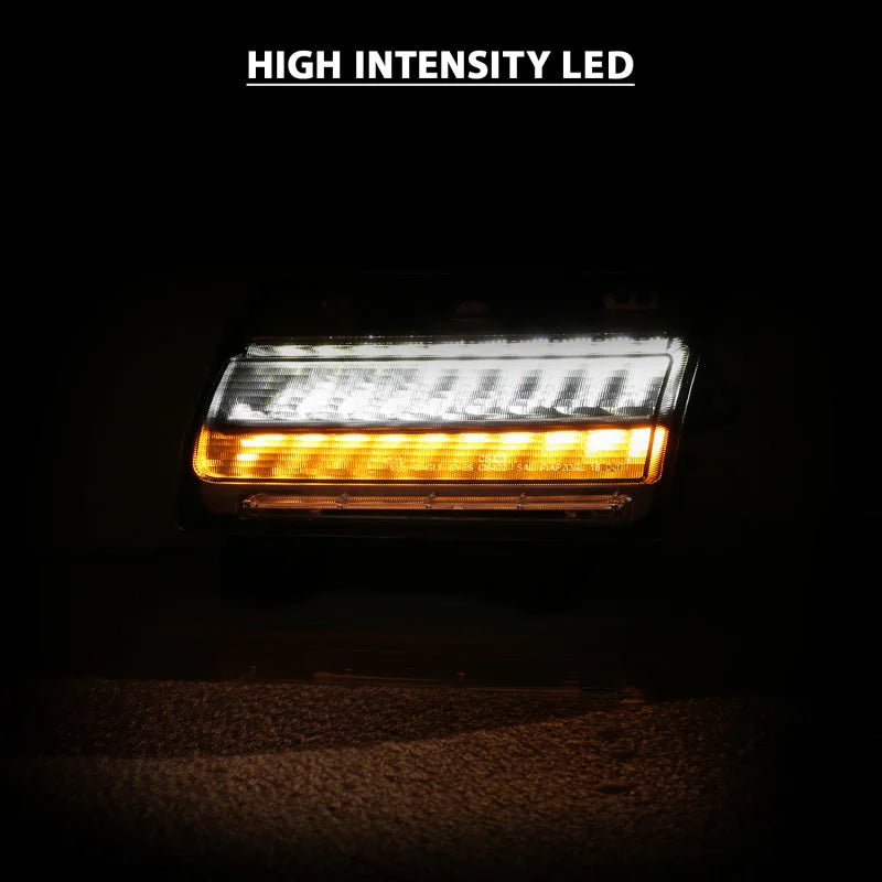 ANZO 18-19 Jeep Wrangler JL Halogen Chrome Clear w/ Sequential Signal - Additional View 7