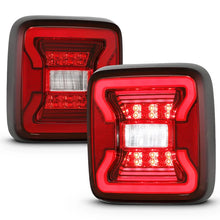 Load image into Gallery viewer, ANZO 18-19 Jeep Wrangler JL LED Taillights Black - Side View