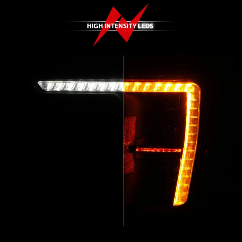 ANZO 18-20 Ford F-150 (w/Factory Halogen) Z-Series Full LED Proj Headlights Init/SeqSig - Pair - Additional View 6