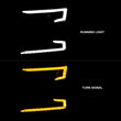 Load image into Gallery viewer, ANZO 19-22 Chevrolet Silverado 1500 LED Proj HL w/Lgt Bar SwBk Seq. Blk w/In. Light - Driver Side ON - Additional View 6