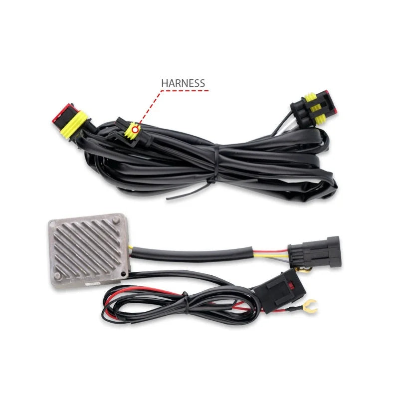 ANZO 19-22 Chevrolet Silverado 1500 LED Proj HL w/Lgt Bar SwBk Seq. Blk w/In. Light - Driver Side ON - Additional View 8