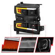 Load image into Gallery viewer, ANZO 19-22 Chevrolet Silverado 1500 LED Proj HL w/Lgt Bar SwBk Seq. Blk w/In. Light - Passenger Side - Back View