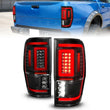 Load image into Gallery viewer, ANZO 19-22 Ford Ranger Full LED Taillights w/ Lightbar Sequential Signal Black Housing/Clear Lens - Main Product View
