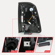 Load image into Gallery viewer, ANZO 19-24 RAM 1500 (Factory Halogen Models) Full LED Tail Lights SeqSig Black - Pair - Installation View