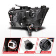 Load image into Gallery viewer, ANZO 19-24 RAM 1500 (New Body/OE Halogen) Full LED Proj Headlights DRL/SeqSig Black - Driver Side - Additional View 9