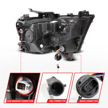 Load image into Gallery viewer, ANZO 19-24 RAM 1500 (New Body/OE Halogen) Full LED Proj Headlights DRL/SeqSig Black - Pass. Side - Main Product View