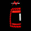 Load image into Gallery viewer, ANZO 19-24 RAM 2500/3500 Full LED Tail Lights SeqSig Black - Pair - Installation View