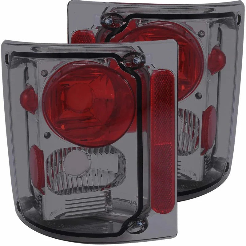 ANZO 1973-1987 Chevrolet C 10 Taillights Smoke - Main Product View