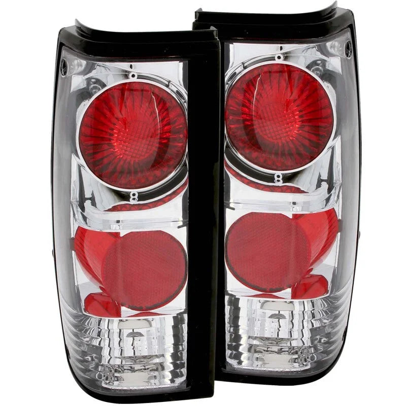 ANZO 1982-1994 Chevrolet S-10 Taillights Chrome - Main Product View