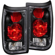 Load image into Gallery viewer, ANZO 1986-1993 Mazda B2000 Taillights Black - Main Product View