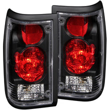 Load image into Gallery viewer, ANZO 1986-1993 Mazda B2000 Taillights Black - Main Product View