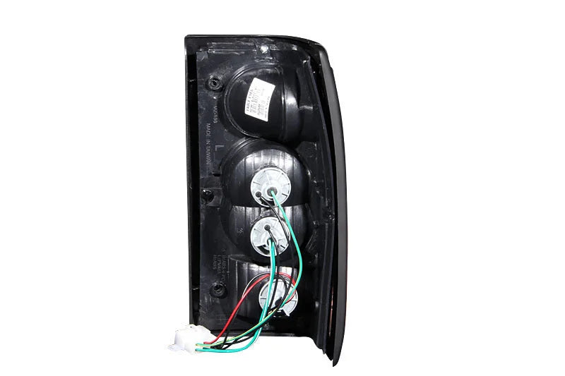 ANZO 1986-1993 Mazda B2000 Taillights Black - Side View