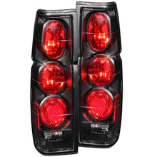 Load image into Gallery viewer, ANZO 1986-1997 Nissan Hardbody Taillights Black - Main Product View