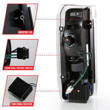 Load image into Gallery viewer, ANZO 1987-1996 Ford F-150 LED Taillights Black Housing Clear Lens (Pair) - Additional View 5