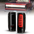 Load image into Gallery viewer, ANZO 1987-1996 Ford F-150 LED Taillights Black Housing Smoke Lens (Pair) - Main Product View