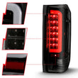Load image into Gallery viewer, ANZO 1987-1996 Ford F-150 LED Taillights Black Housing Smoke Lens (Pair) - Side View