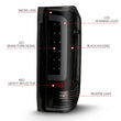 Load image into Gallery viewer, ANZO 1987-1996 Ford F-150 LED Taillights Black Housing Smoke Lens (Pair) - Additional View 7