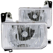 Load image into Gallery viewer, ANZO 1988-1989 Nissan Hardbody Crystal Headlights Chrome - Main Product View