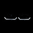 Load image into Gallery viewer, ANZO 1988-1998 Chevrolet C1500 Crystal Headlights Chrome w/ Low - Brow - Side View