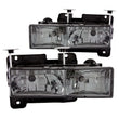 Load image into Gallery viewer, ANZO 1988-1998 Chevrolet C1500 Crystal Headlights w/ Smoke Lens - Main Product View