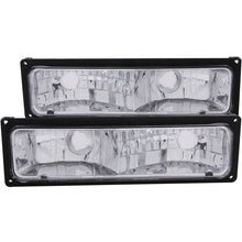 Load image into Gallery viewer, ANZO 1988-1998 Chevrolet C1500 Euro Parking Lights Black - Main Product View