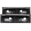 Load image into Gallery viewer, ANZO 1988-1998 Chevrolet C1500 Euro Parking Lights Black - Main Product View