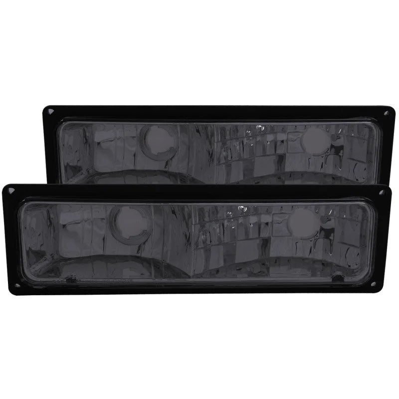ANZO 1988-1998 Chevrolet C1500 Euro Parking Lights Smoke - Main Product View