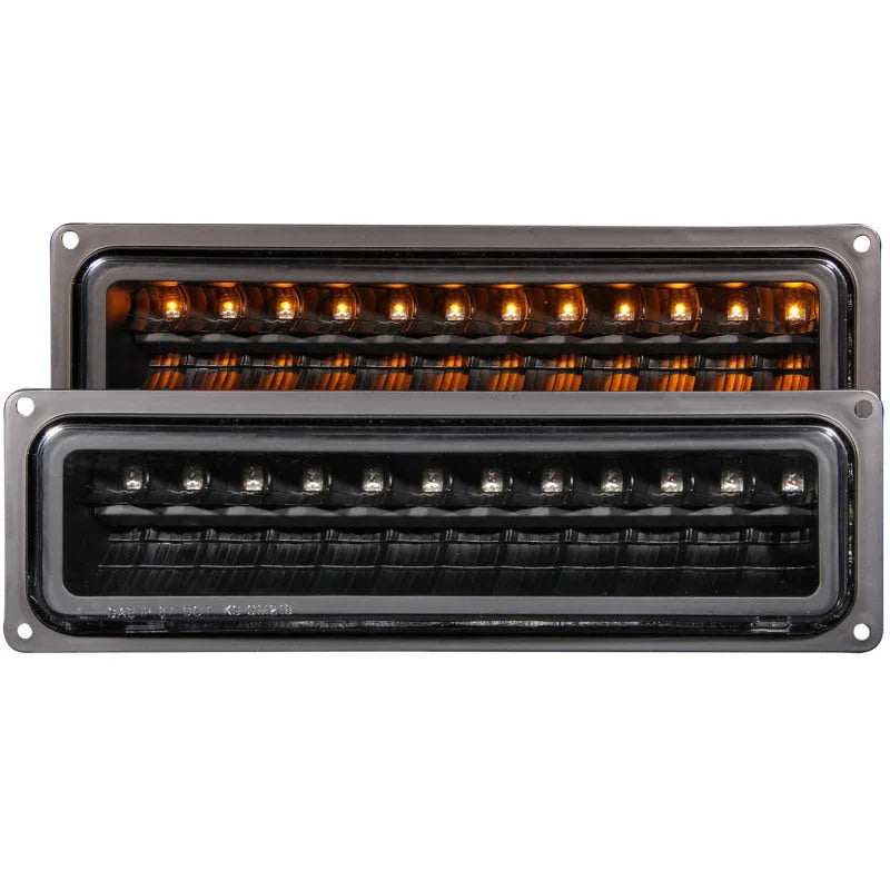 ANZO 1988-1998 Chevrolet C1500 LED Parking Lights Black - Main Product View
