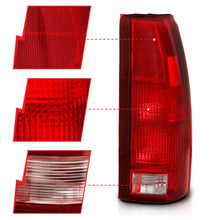 Load image into Gallery viewer, ANZO 1988-1999 Chevy C1500 Taillight Red/Clear Lens (OE Replacement) - Side View