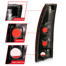 Load image into Gallery viewer, ANZO 1988-1999 Chevy C1500 Taillight Red/Clear Lens (OE Replacement) - Back View