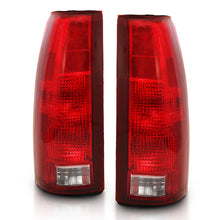 Load image into Gallery viewer, ANZO 1988-1999 Chevy C1500 Taillight Red/Clear Lens w/ Circuit Board(OE Replacement) - Installation View