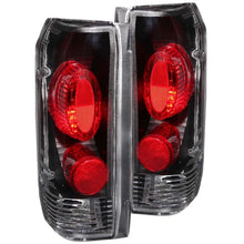 Load image into Gallery viewer, ANZO 1989-1996 Ford F-150 Taillights Black - Main Product View