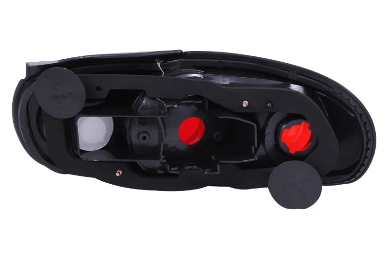 ANZO 1990-1997 Mazda Miata Taillights Chrome - Side View