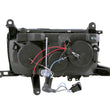 Load image into Gallery viewer, ANZO 1991-1994 Toyota Land Cruiser Crystal Headlights w/ Halo Chrome - Detail View