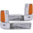 Load image into Gallery viewer, ANZO 1991-1996 Dodge Dakota Euro Parking Lights Chrome w/ Amber Reflector