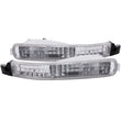 Load image into Gallery viewer, ANZO 1992-1993 Honda Accord Euro Parking Lights Chrome - Main Product View
