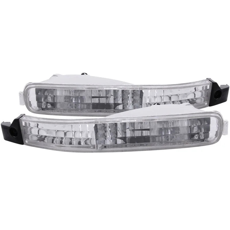 ANZO 1992-1993 Honda Accord Euro Parking Lights Chrome - Main Product View