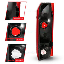 Load image into Gallery viewer, ANZO 1992-1996 Ford Bronco Taillight Red/Clear Lens (OE Replacement) - Installation View