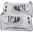 Load image into Gallery viewer, ANZO 1992-1996 Ford F-150 Crystal Headlights Chrome - Main Product View