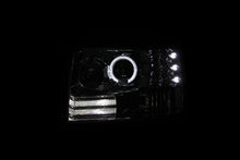 Load image into Gallery viewer, ANZO 1992-1996 Ford F-150 Projector Headlights w/ Halo Chrome w/ Side Markers and Parking Lights - Side View