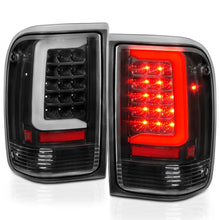 Load image into Gallery viewer, ANZO 1993-1997 Ford  Ranger LED Tail Lights w/ Light Bar Black Housing Clear Lens - Installation View