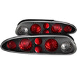 Load image into Gallery viewer, ANZO 1993-2002 Chevrolet Camaro Taillights Black - Main Product View